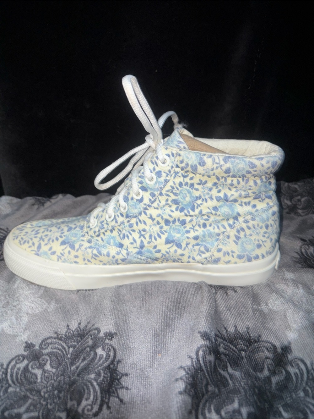 Polo by Ralph Lauren Blue Floral High-Top Sneakers